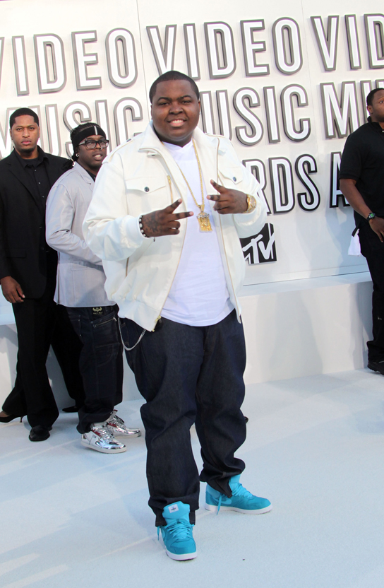 Singer Sean Kingston arrives at the 2010 MTV Video Music Awards at NOKIA Theatre L.A. LIVE on September 12, 2010 in Los Angeles, California.